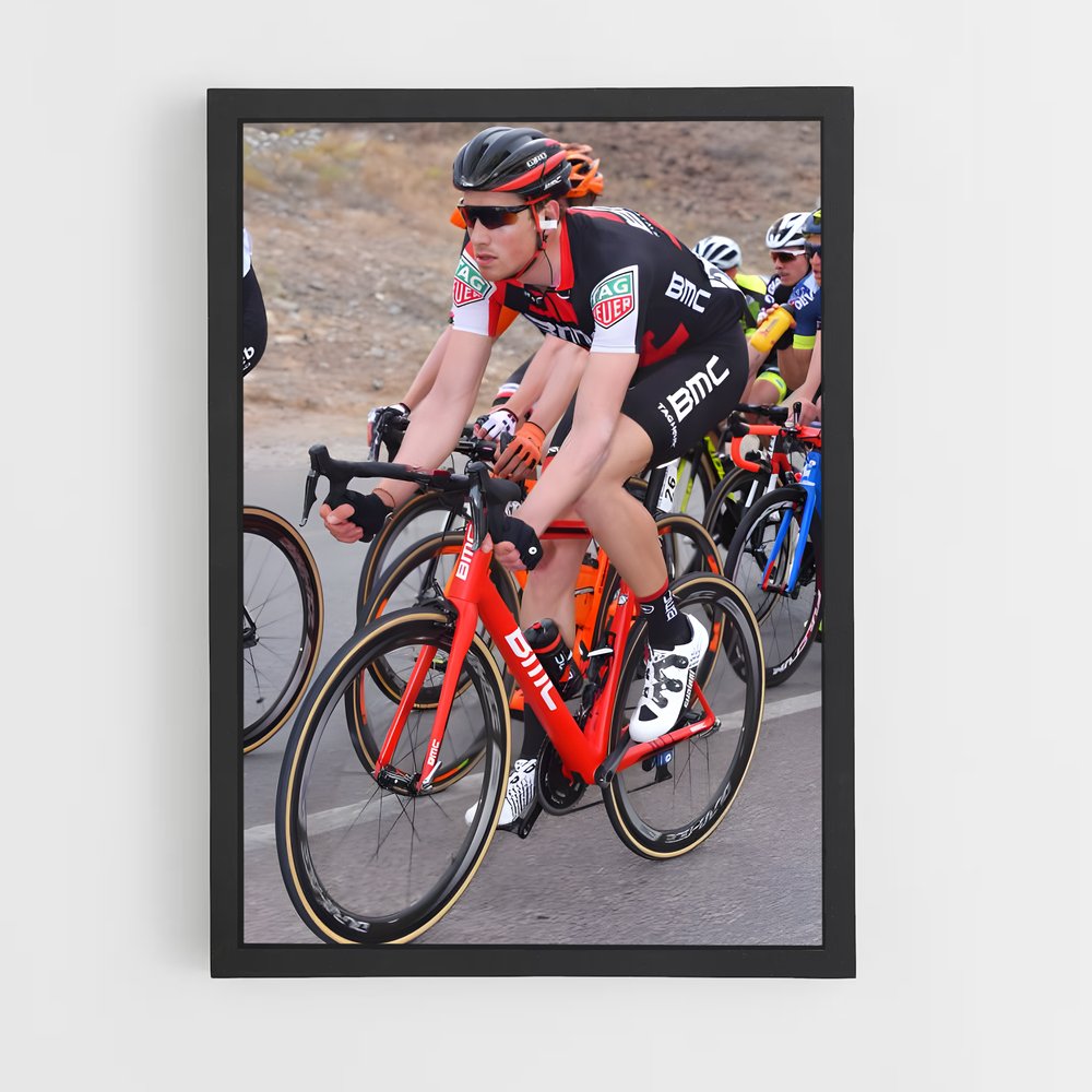 Poster Pédale d'Enfer – affiche Cyclisme (vue 2)